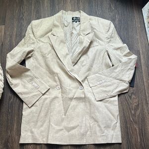 Linen Oversized Blazer